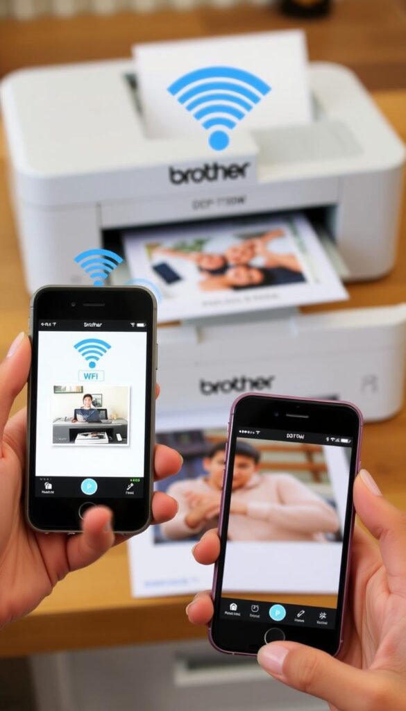 Drukowanie z telefonu na drukarce Brother DCP-T510W przez WiFi Drukowanie z telefonu na drukarce Brother DCP-T510W przez WiFi