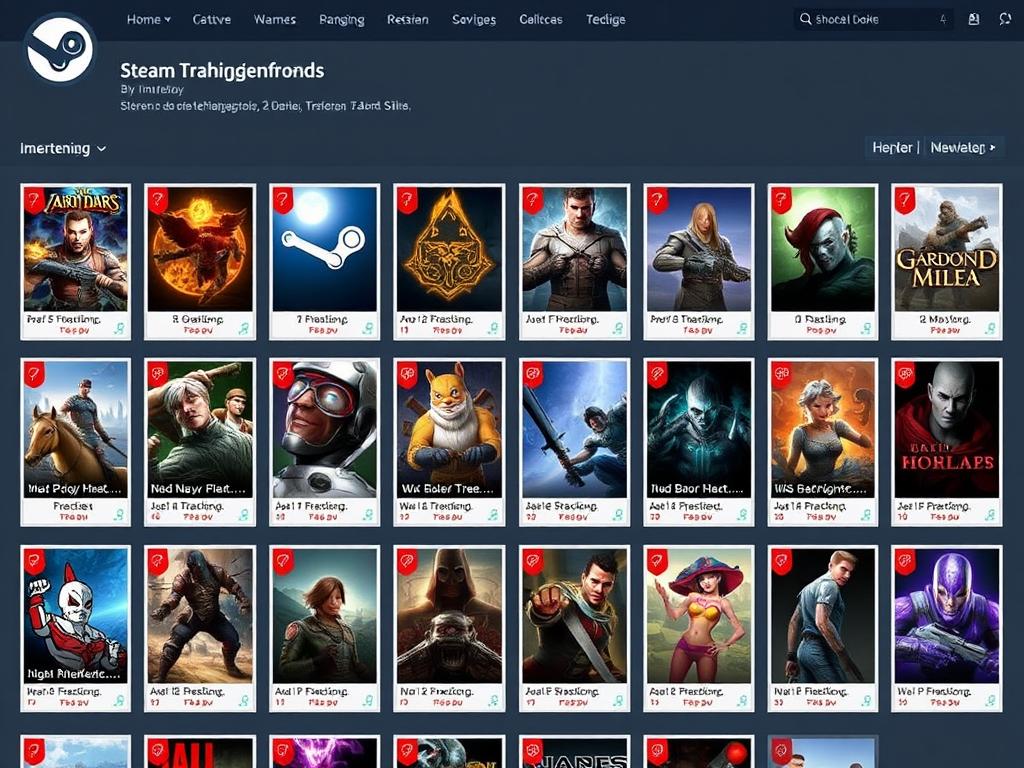 Kolekcja kart Steam z oznaczeniem jak wbić lvl steam za free