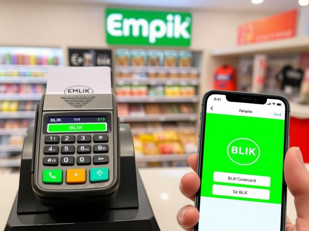 Płatność BLIK w Empiku - terminal płatniczy i aplikacja gdzie można płacić BLIKiem