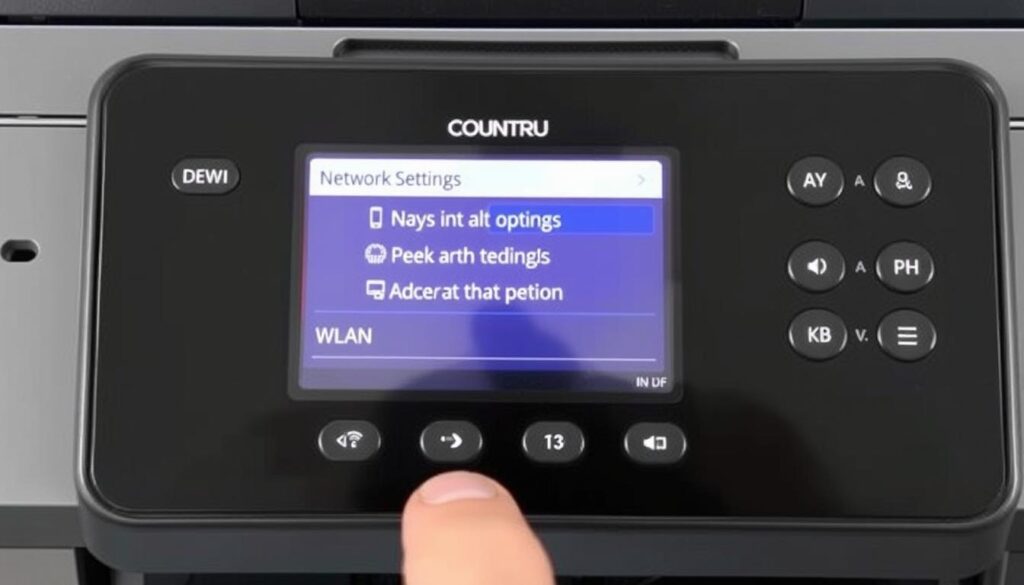 Proces konfiguracji WiFi na panelu drukarki Brother DCP-T510W krok po kroku Proces konfiguracji WiFi na panelu drukarki Brother DCP-T510W krok po kroku