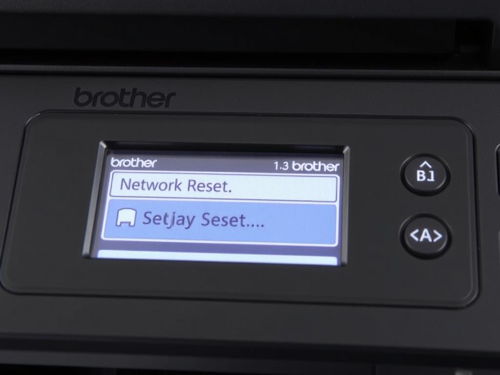 Reset ustawień sieciowych na drukarce Brother DCP-T510W Reset ustawień sieciowych na drukarce Brother DCP-T510W