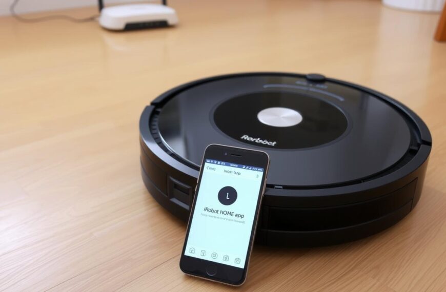 Robot iRobot Roomba przygotowany do konfiguracji Wi-Fi