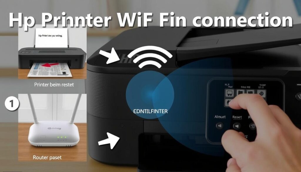 Rozwiązywanie problemów z połączeniem WiFi w drukarce HP - diagnostyka i resetowanie