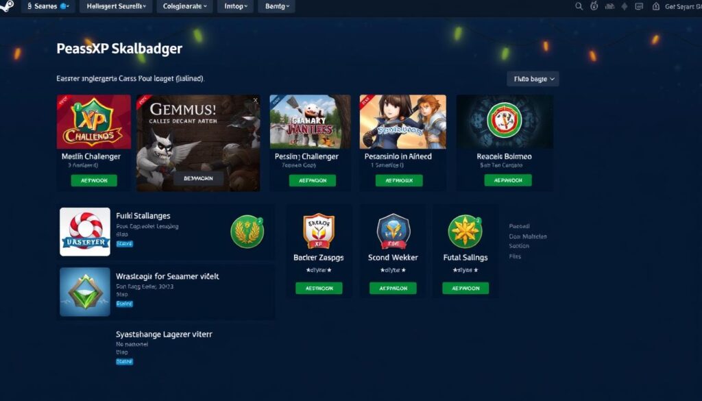 Sezonowe wydarzenie Steam z zadaniami do wykonania jak wbić lvl steam za free