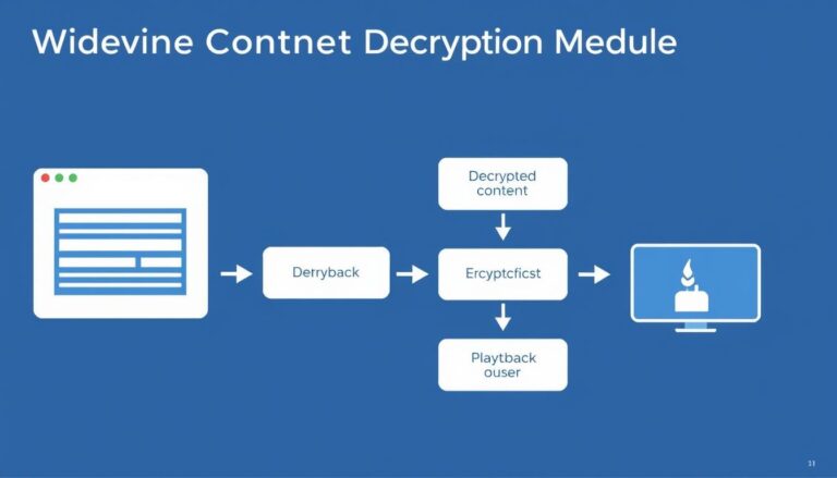 Widevine content decryption module co to jest - schemat działania modułu Widevine w przeglądarce