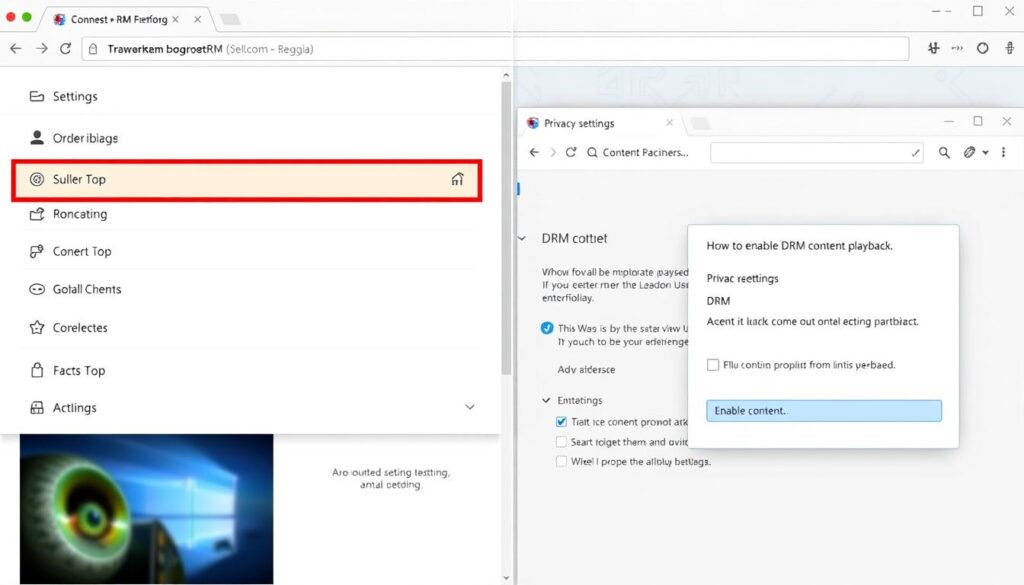 Włączanie obsługi DRM dla Widevine content decryption module w Firefox