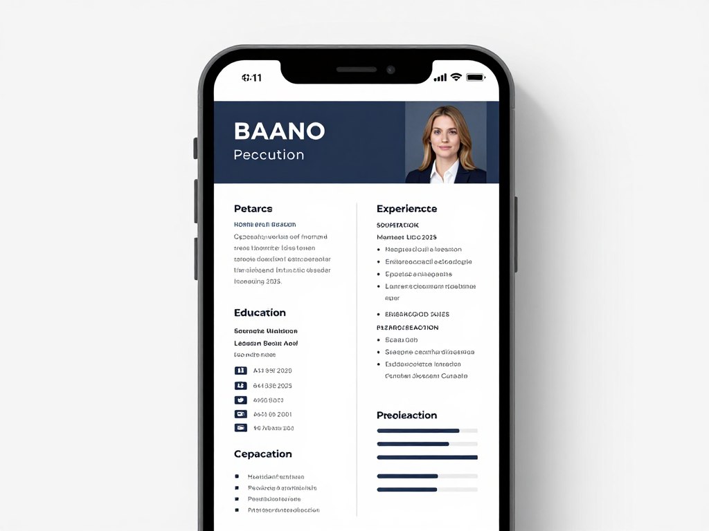 Kluczowe elementy profesjonalnego CV na ekranie telefonu