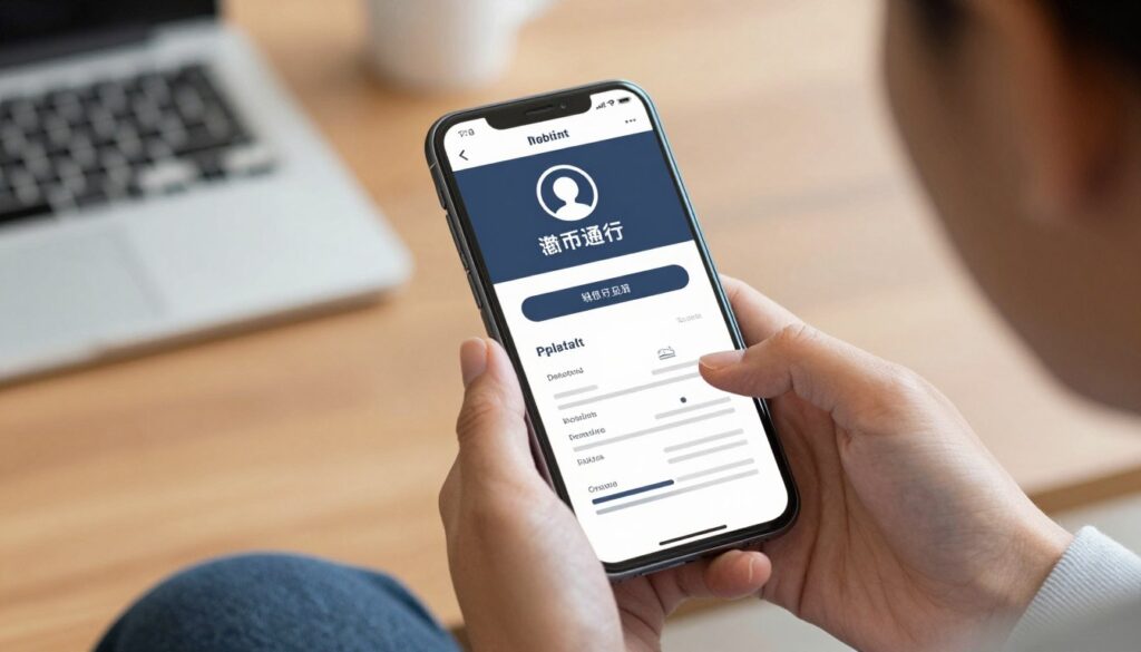 Osoba z telefonem otrzymująca zaproszenie na rozmowę kwalifikacyjną