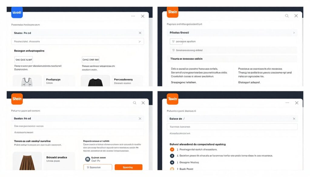 Porównanie procesów zwrotu na platformach Vinted, Shein, Temu i AliExpress