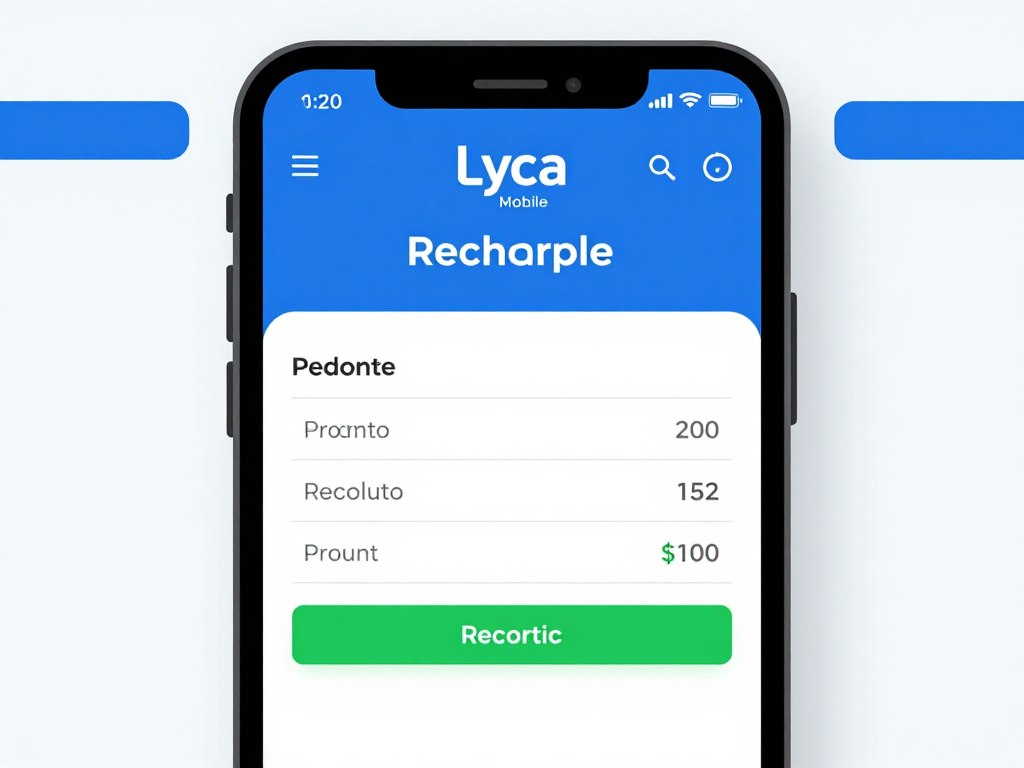 Strona internetowa Lyca Mobile z opcją doładowania telefonu przez internet Strona internetowa Lyca Mobile z opcją doładowania telefonu przez internet